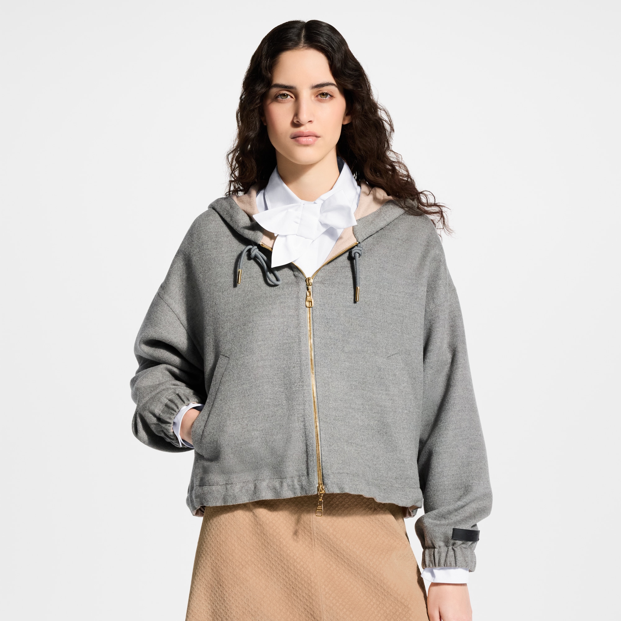 Double Face Cashmere Hoodie - Ready-to-Wear | LOUIS VUITTON
